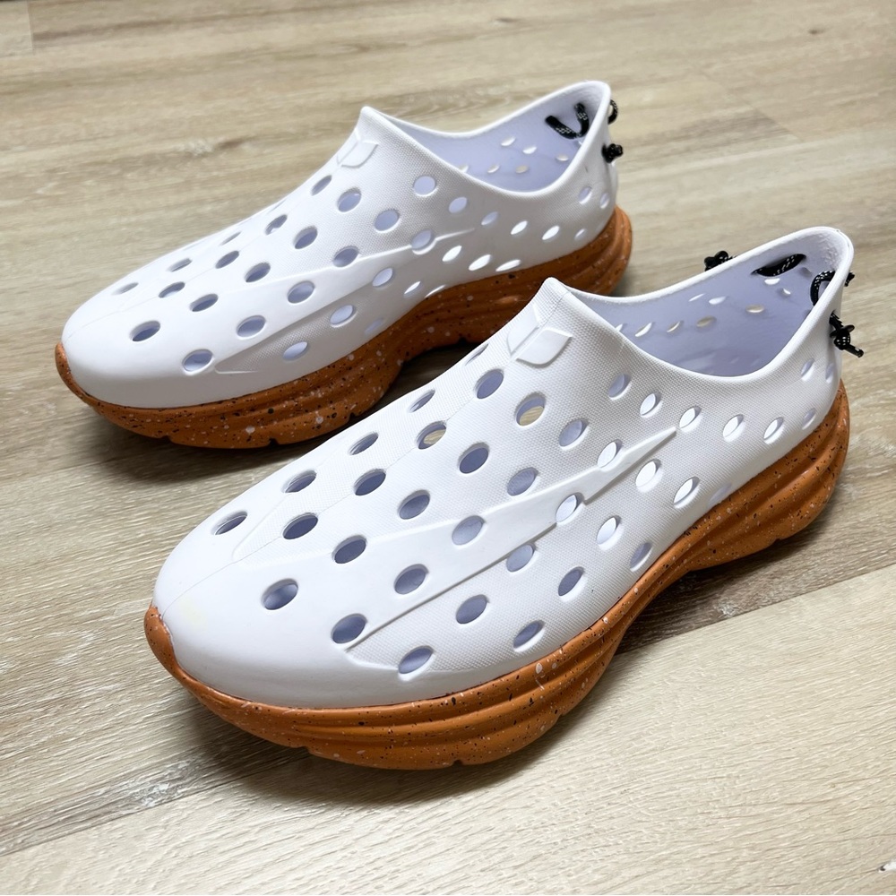 Kane Revive Active Recovery Shoe Rubber White Orange Caramel Speckle Size 12